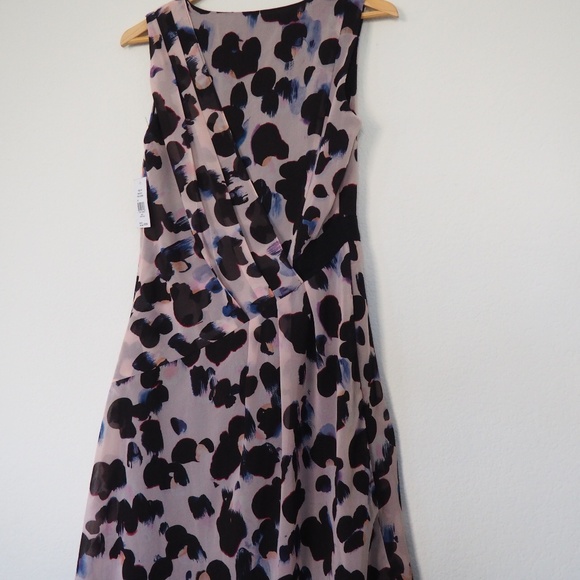 Rachel Roy Women's Chiffon Drop-Waist Deep V-neck - Picture 3 of 3